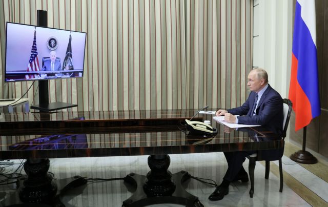 Κρεμλίνο - Τι συζήτησαν Πούτιν και Μπάιντεν - Δεν αναφέρθηκε καν θέμα εισβολής στην Ουκρανία