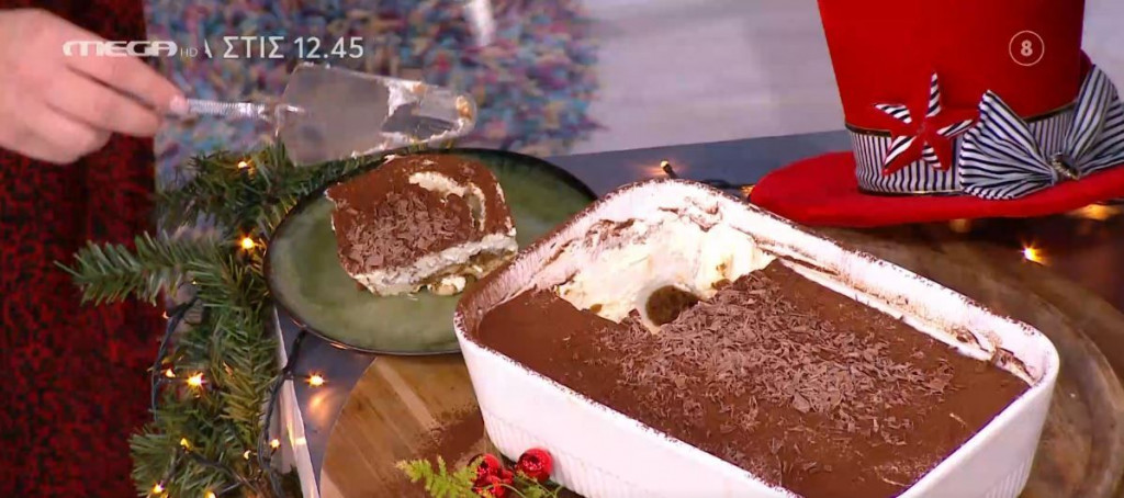 Ο Τίμος Ζαχαράτος φτιάχνει το πιο λαχταριστό τιραμισού