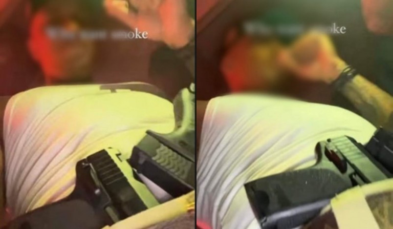 Προσήχθη γνωστός τράπερ που πόζαρε με όπλα μέσα σε κλαμπ