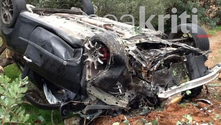 Κρήτη – Σοκάρουν οι εικόνες από το τροχαίο δυστύχημα στο Σίσι
