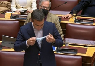 Η μάσκα του Τσίπρα, ο «έντρομος» βουλευτής και τα… γέλια στη Βουλή