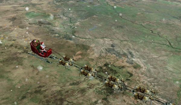 Χριστούγεννα – Ο Άγιος Βασίλης ταξιδεύει και φέτος – Δείτε live την πορεία του