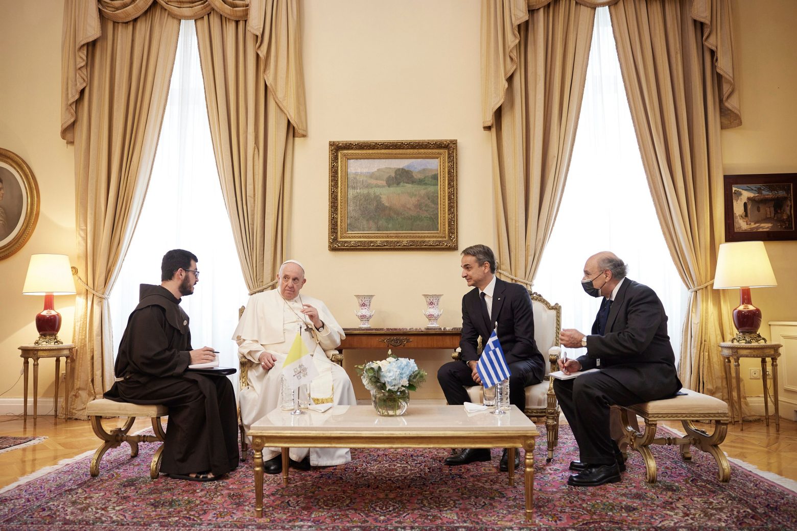 Πάπας Φραγκίσκος - Η συνάντηση του με τον Κυριάκο Μητσοτάκη