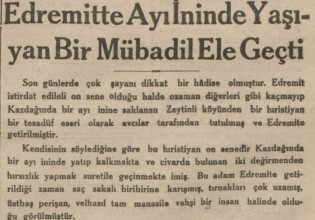 Μυτιλήνη: Βρέθηκε απόκομμα εφημερίδας από το 1932 – Η απίστευτη ιστορία με Χριστιανό που ζούσε σε σπηλιά