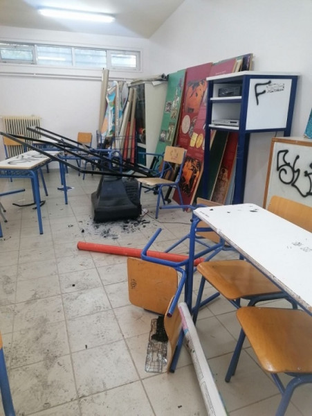 Μεγάλες οι καταστροφές σε Λύκεια του Δήμου Παπάγου-Χολαργού
