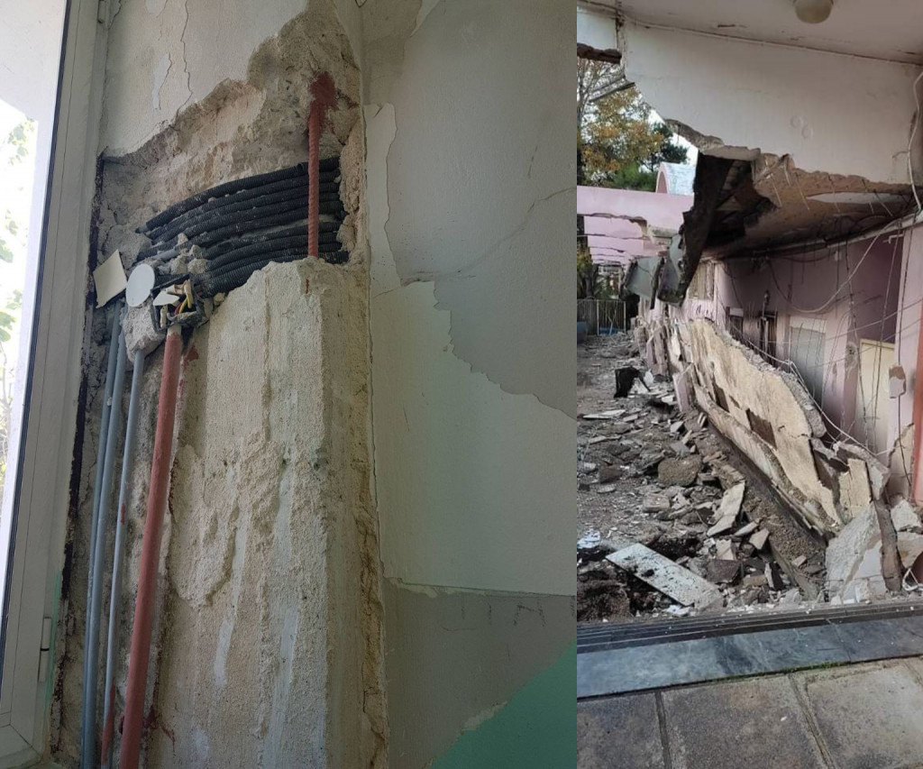 Νέο Ηράκλειο – Οι γονείς καταγγέλλουν στατική ανεπάρκεια του 1ου Γυμνασίου, κίνδυνος για μαθητές και εκπαιδευτικούς