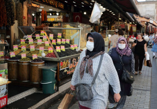 Τουρκία – Ανακοίνωσε 63.214 νέα κρούσματα σε ένα εικοσιτετράωρο