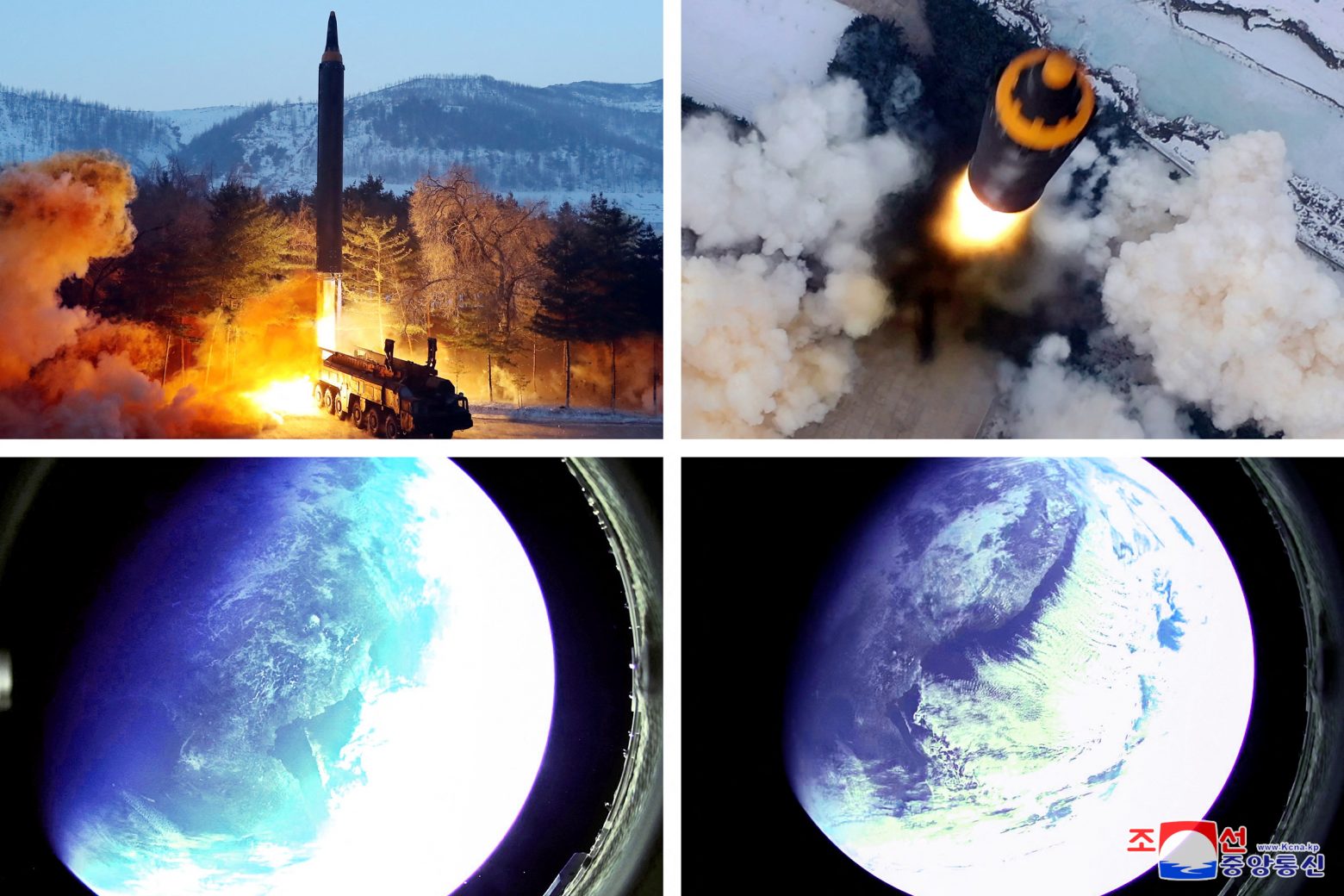 Βόρεια Κορέα: Φωτογραφίες από το Διάστημα μετέδωσε ο βαλλιστικός πύραυλος που εκτόξευσε η χώρα