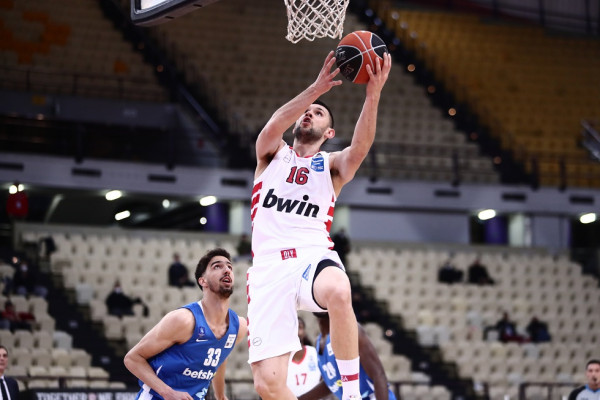 Ολυμπιακός – Ιωνικός 109-65 – Επέστρεψε στις κατοστάρες ο Θρύλος
