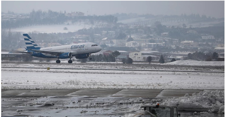 Κακοκαιρία «Ελπίδα»: Ακυρώνονται πτήσεις στο «Ελευθέριος Βενιζέλος» - Μόνο πέντε πτήσεις της AEGEAN θα πραγματοποιηθούν