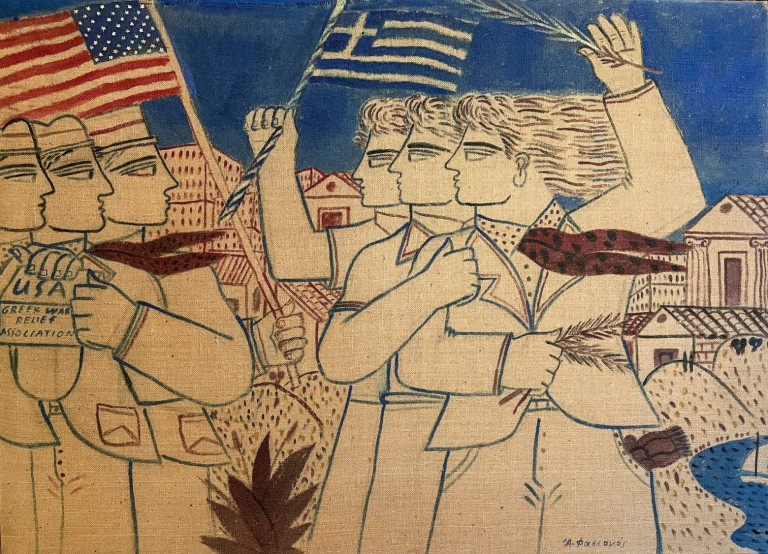 Αλέκος Φασιανός – «Είμαστε τυχεροί που έχουμε ένα από τα έργα του έξω από το γραφείο μου» – Ανάρτηση του πρέσβη των ΗΠΑ