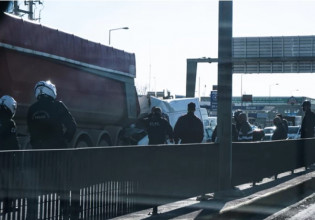 Τροχαίο στον Κηφισό – Σφοδρή σύγκρουση βαν με νταλίκα