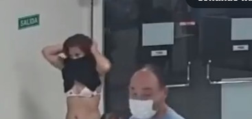 Viral – Δεν είχε μάσκα και έδεσε στο πρόσωπο το… φόρεμά της