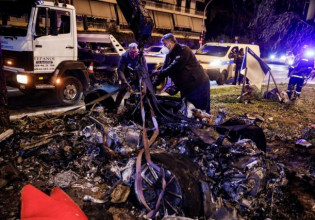 Τροχαίο στη Βούλα – «Αδερφέ μου» – Κραυγή απόγνωσης μπροστά στο φλεγόμενο όχημα