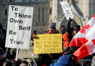 Καναδάς: Οι αντιεμβολιστές έκλεισαν διεθνή αυτοκινητηδρόμο, κρυμμένος ο Τριντό
