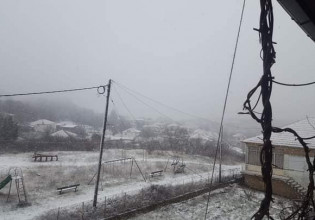 «Ελπίδα»: Tα πρώτα χιόνια έπεσαν στα ορεινά της Θεσσαλονίκης – Πολικές θερμοκρασίες στη Βόρεια Ελλάδα
