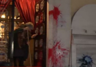 Βιασμός ανήλικης : Άγνωστοι πέταξαν μπογιές στην εκκλησία που λειτουργούσε ο κατηγορούμενος ιερέας