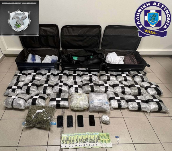 Θεσσαλονίκη – Συνελήφθη 57χρονος με 30 κιλά χασίς και ένα καλάσνικοφ