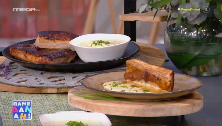 Ο Τίμος Ζαχαράτος μάς ετοιμάζει καραμελωμένη πανσέτα!