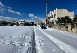 Ελπίδα: Οι εσωτερικοί δρόμοι παγωμένοι με σπασμένα δένδρα και οι Δήμοι άφαντοι