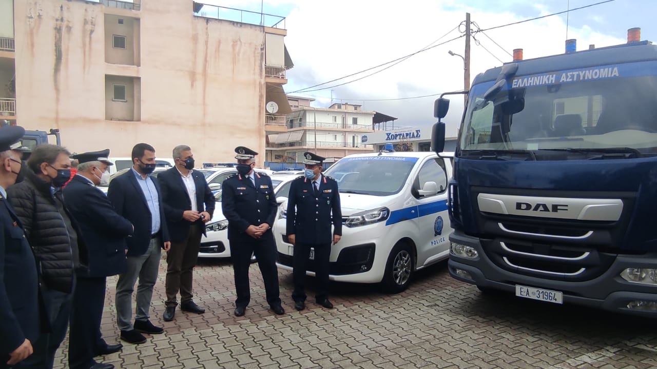 Ολοκληρώθηκε η διάθεση συνολικά 65 οχημάτων στην ΕΛ.ΑΣ. από την Περιφέρεια Στερεάς Ελλάδας