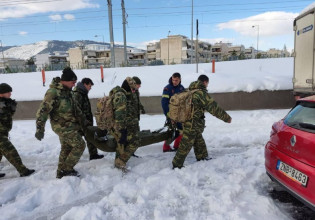 Κακοκαιρία «Ελπίδα»: Πώς βοήθησε ο στρατός στη σωτηρία των εγκλωβισμένων οδηγών