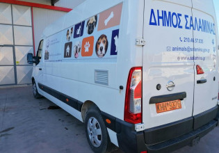 Ο δήμος Σαλαμίνας απέκτησε ασθενοφόρο για τα αδέσποτα ζώα συντροφιάς