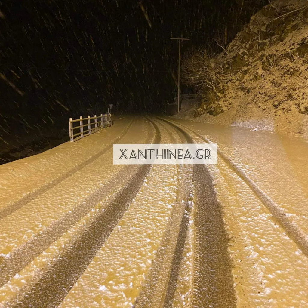 Κακοκαιρία «Ελπίδα»: Ντύθηκε στα λευκά η Ξάνθη – Δείτε εικόνες και βίντεο