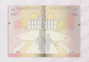 Βέλγιο – Οι σελίδες από το νέο διαβατήριο είναι γεμάτο Τεντέν και Στρουμφάκια