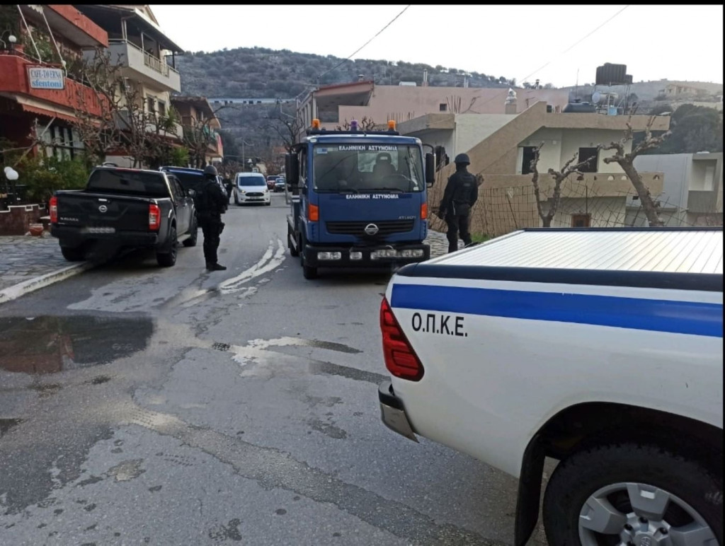 Κρήτη: Επιχείρηση της Αστυνομίας στα Ζωνιανά για ναρκωτικά