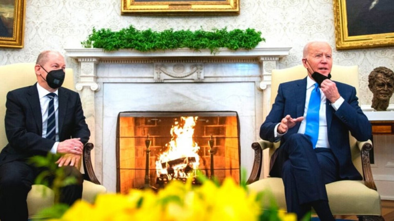 Λευκός Οίκος: Ο Τζο Μπάιντεν θα έχει τηλεφωνική συνδιάλεξη με τον Όλαφ Σολτς