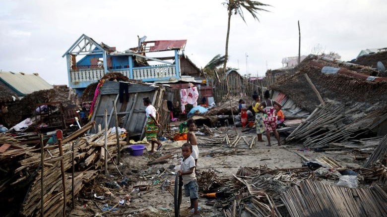 Μαδαγασκάρη: Πλησιάζει τους 100 ο αριθμός των νεκρών από τον κυκλώνα Μπατσιράι