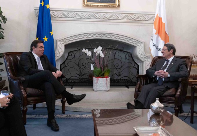 Κύπρος: Συνάντηση Σχοινά με Αναστασιάδη - Υπεγράφη συμφωνία με την ΕΕ για το μεταναστευτικό