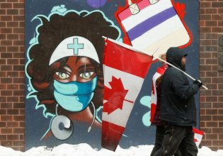 Κοροναϊός: Πρωτοφανής πολιορκία αντιεμβολιαστών στον Καναδά – Σε κατάσταση έκτακτης ανάγκης η Οτάβα