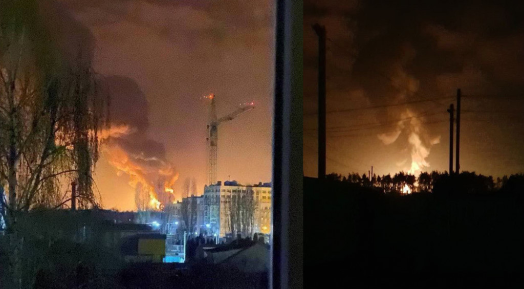 Ουκρανία: Εφιαλτική νύχτα με βομβαρδισμούς σε Κίεβο και Χάρκοβο – Χτυπήθηκαν διυλιστήριο και αγωγός φυσικού αερίου