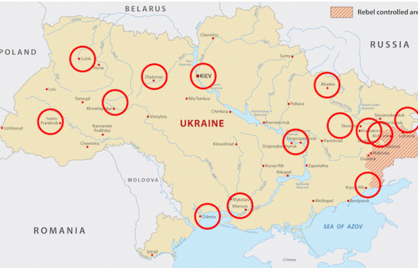 Ουκρανία: Η Ρωσία «σφυροκοπά» όλες τις μεγάλες πόλεις – Δείτε νέο χάρτη με τις πολεμικές επιχειρήσεις