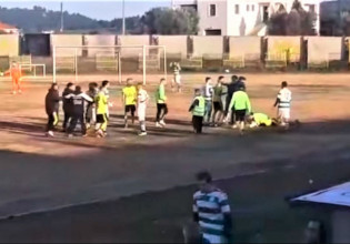 Χαλκιδική: Άγριο ξύλο με τραυματίες σε ποδοσφαιρικό αγώνα