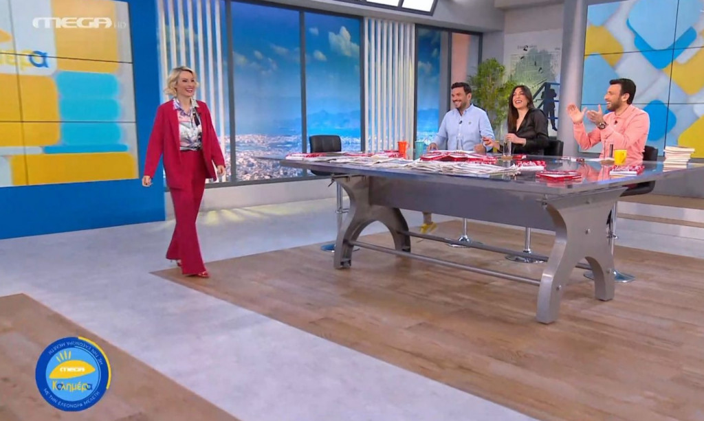 MEGA Καλημέρα: Επέστρεψε στο πλατό της εκπομπής η Ελεονώρα Μελέτη