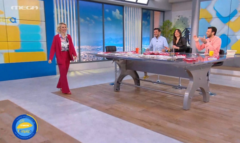 MEGA Καλημέρα: Επέστρεψε στο πλατό της εκπομπής η Ελεονώρα Μελέτη