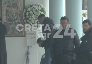 Χανιά: Θρήνος στο τελευταίο αντίο στον 22χρονο που καταπλακώθηκε από τοίχο στη Λάρισα