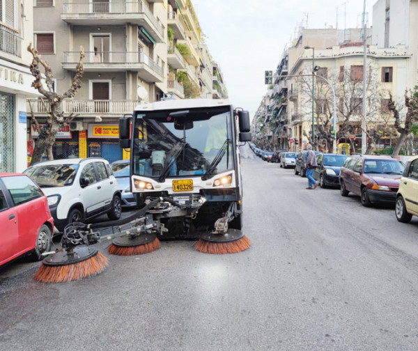 Δήμος Αθηναίων: Μεγάλη επιχείρηση καθαριότητας και απολύμανσης στην Κυψέλη