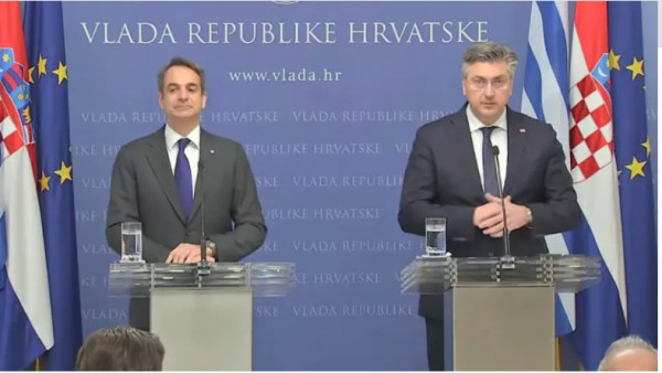 Μητσοτάκης: Στηρίζουμε την ένταξη της Κροατίας στην ευρωζώνη και την Σένγκεν