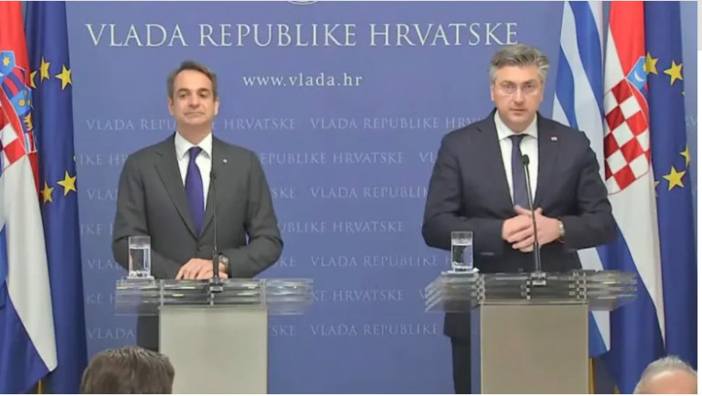 Μητσοτάκης: Στηρίζουμε την ένταξη της Κροατίας στην ευρωζώνη και την Σένγκεν