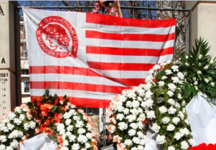 Ολυμπιακός: Ένα λουλούδι στη μνήμη των θυμάτων, χωρίς δυνατότητα για μνημόσυνο