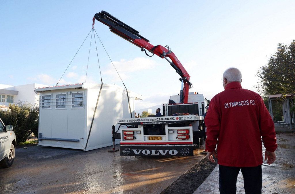 ΠΑΕ Ολυμπιακός: Κίνηση ανθρωπιάς στους σεισμόπληκτους στο Αρκαλοχώρι – Παραδόθηκαν έτοιμες οι 21 σχολικές αίθουσες