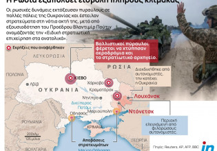Ουκρανία: Πού και πώς «χτύπησε» η Ρωσία – Τι υποστηρίζουν οι δύο πλευρές για τις πολεμικές επιχειρήσεις