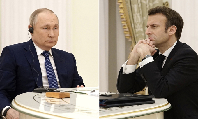 Ουκρανική κρίση: Νέα συνομιλία Μακρόν – Πούτιν μετά την επικοινωνία με Μπάιντεν