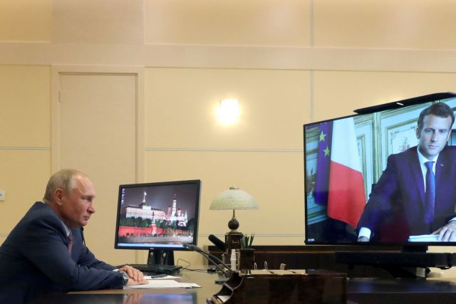 Τρίτη τηλεφωνική επικοινωνία Πούτιν – Μακρόν για την Ουκρανία μέσα σε μία εβδομάδα