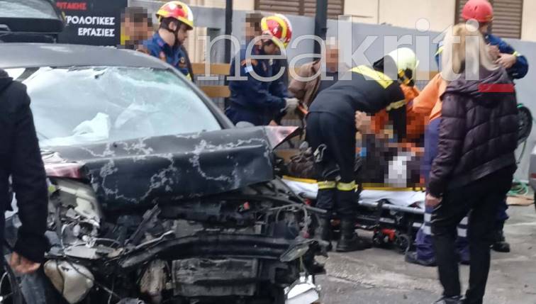 Κρήτη: Σοβαρό τροχαίο φορτηγού με ΙΧ  - Στο νοσοκομείο ο οδηγός του αυτοκινήτου