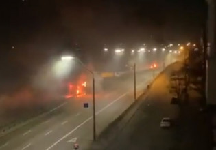 Ουκρανία: Σε πεδίο μάχης μετατράπηκε λεωφόρος του Κιέβου όλο το βράδυ – Δείτε βίντεο